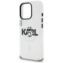 Etui Karl Lagerfeld IML Choupette Sketch Logo MagSafe do iPhone 16 Pro Max przezroczysty