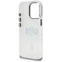 Etui Karl Lagerfeld IML Choupette Sketch Logo MagSafe do iPhone 16 Pro przezroczysty
