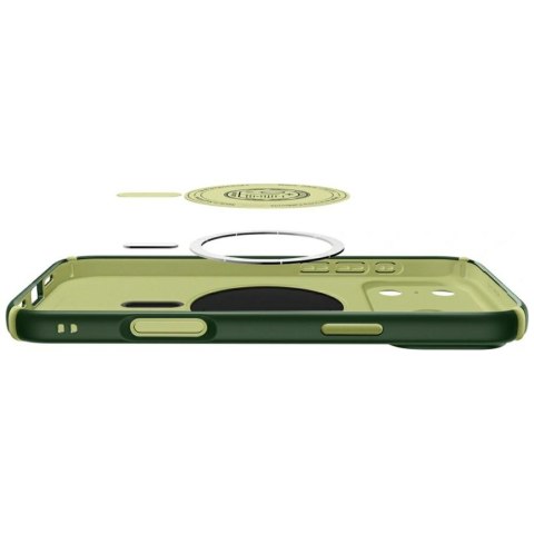 Etui Spigen Nano Pop Hybrid Mag MagSafe do iPhone 17 Pro Max zielony