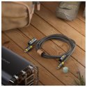 Kabel USB-C 4smarts Explorer 3w1 240W 1.5m czarny