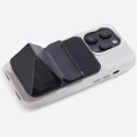 Magnetyczny portfel i stojak na telefon Moft Movas Snap-On MagSafe czarny