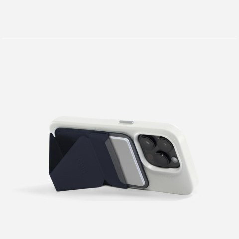 Magnetyczny portfel i stojak na telefon Moft Movas Snap-On MagSafe granatowy