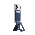 Magnetyczny portfel i stojak na telefon Moft Movas Snap Tripod MagSafe granatowy
