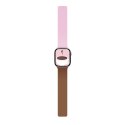 Pasek Moft Snap Duo do Apple Watch 1-5/6/7/8/9/10/11/SE/SE 2/SE 3 (38/40/41/42 mm) różowy/brownie