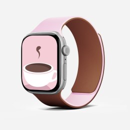Pasek Moft Snap Duo do Apple Watch 1-5/6/7/8/9/10/11/SE/SE 2/SE 3 (38/40/41/42 mm) różowy/brownie