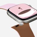 Pasek Moft Snap Duo do Apple Watch 1-5/6/7/8/9/10/11/SE/SE 2/SE 3 (38/40/41/42 mm) różowy/brownie