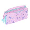 Piórnik Potrójny Frozen Cool days Fiolet Błękitne niebo 22 x 12 x 3 cm