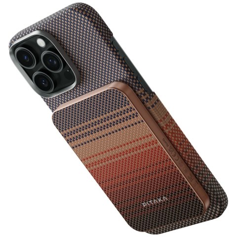 Powerbank PITAKA Aramid Fiber 5000 mAh Qi2 MagSafe sunset
