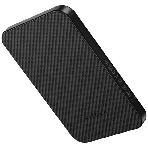 Powerbank PITAKA Aramid Fiber 5000mAh Qi2 MagSafe czarno-szary