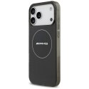 Etui AMG Double Layer Transparent Smocked MagSafe do iPhone 17 Pro Max czarny