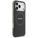 Etui AMG Double Layer Transparent Smocked MagSafe do iPhone 17 Pro Max czarny
