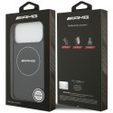 Etui AMG Double Layer Transparent Smocked MagSafe do iPhone 17 Pro Max czarny