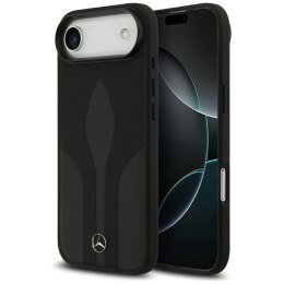 Etui Mercedes Leather The Move MagSafe do iPhone Air czarny
