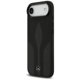 Etui Mercedes Leather The Move MagSafe do iPhone Air czarny