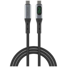 Kabel USB4 4smarts DigitCord 240W 1.5m czarny