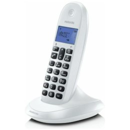 Telefon stacjonarny bezprzewodowy Motorola C1001CB+ biały