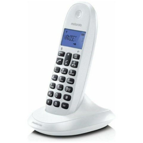 Telefon stacjonarny bezprzewodowy Motorola C1001CB+ biały