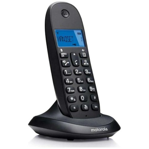 Telefon stacjonarny bezprzewodowy Motorola C1001CB+ czarny