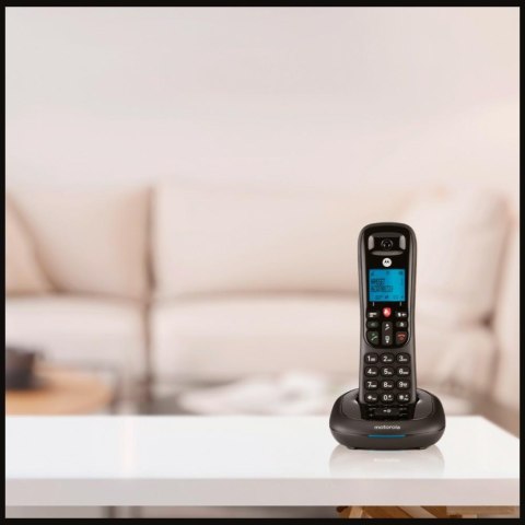 Telefon stacjonarny bezprzewodowy Motorola CD4001 czarny