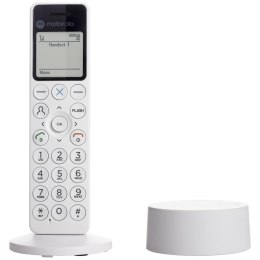 Telefon stacjonarny bezprzewodowy Motorola DOT411 biały