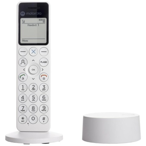 Telefon stacjonarny bezprzewodowy Motorola DOT411 biały