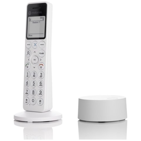 Telefon stacjonarny bezprzewodowy Motorola DOT411 biały