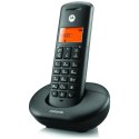 Telefon stacjonarny bezprzewodowy Motorola E201 czarny