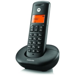Telefon stacjonarny bezprzewodowy Motorola E201 czarny