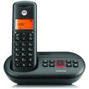 Telefon stacjonarny bezprzewodowy Motorola E211 czarny
