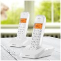Telefon stacjonarny bezprzewodowy zestaw 2 szt. Motorola S1202 biały
