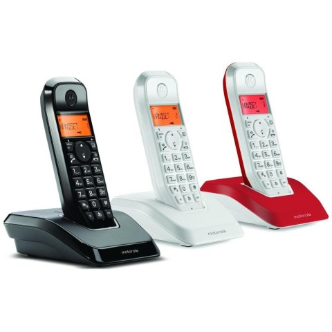 Telefon stacjonarny bezprzewodowy zestaw 3 szt. Motorola S1203