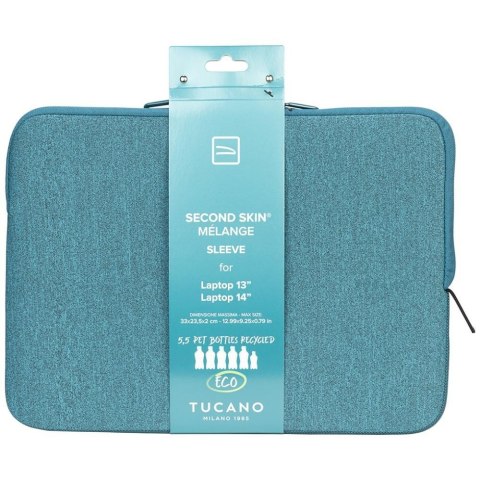 Torba na laptopa Tucano Melange Sleeve na laptopa 13"/14" sky blue