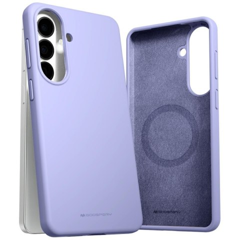 Etui Mercury Pure Magsafe Silicone do Samsung Galaxy S26+ lawendowa szarość