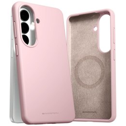 Etui Mercury Pure Magsafe Silicone do Samsung Galaxy S26 różowo-piaskowy