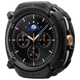 Etui Spigen Rugged Armor do Samsung Galaxy Watch 8 Classic 46mm czarny