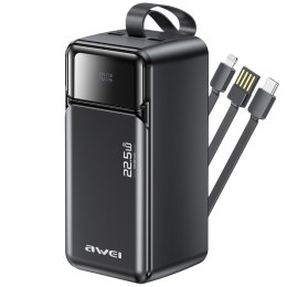 Powerbank Awei PA-107 50000mAh 22,5W PD 3xUSB czarny