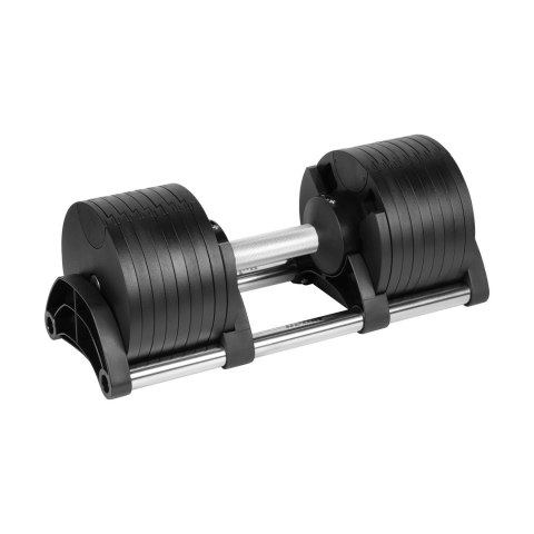 REBEL ACTIVE Hantel żeliwny automat 36kg, skok co 2kg