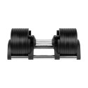 REBEL ACTIVE Hantel żeliwny automat 36kg, skok co 2kg