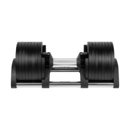 REBEL ACTIVE Hantel żeliwny automat 36kg, skok co 2kg