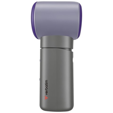 Ręczny wiatrak Verbatim Cool `n` Go Aqua Breeze fioletowo szary 32345