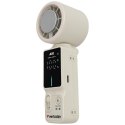 Ręczny wiatrak Verbatim Cool `n` Go Ice Touch Pro biało srebrny 32348