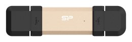 Silicon Power DS72 pamięć USB 250 GB USB Type-A / USB Type-C 3.2 Gen 2 (3.1 Gen 2) Złoto