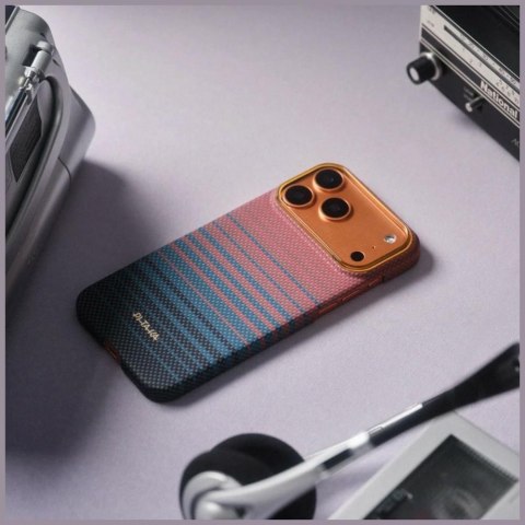 Etui PITAKA Edge Case California Dream 05 do iPhone 17 Pro Max sunset