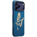 Etui PITAKA Edge Case Ink Horse Painting do iPhone 17 Pro azure green
