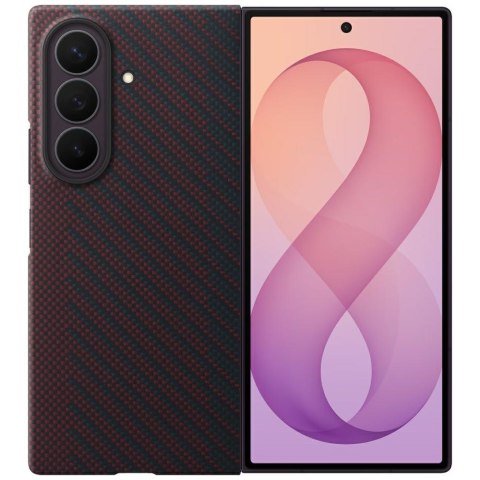 Etui Samsung Carbon Magnet do Galaxy Z Fold8 Ultra czerwony