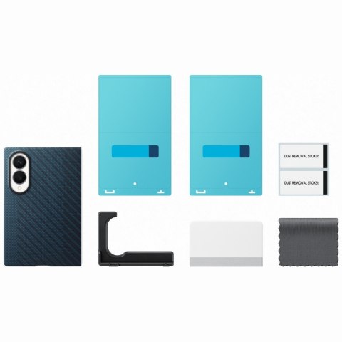 Etui Samsung Carbon Magnet do Galaxy Z Fold8 granatowy