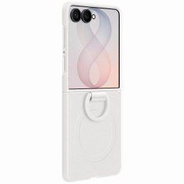 Etui Samsung Silicone Ring Magnet do Galaxy Z Flip8 biały