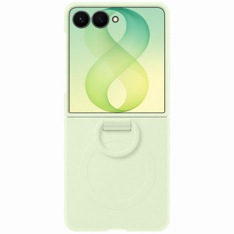 Etui Samsung Silicone Ring Magnet do Galaxy Z Flip8 zielony