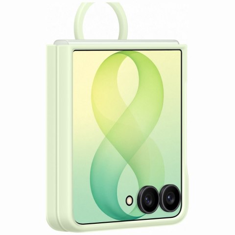Etui Samsung Silicone Ring Magnet do Galaxy Z Flip8 zielony