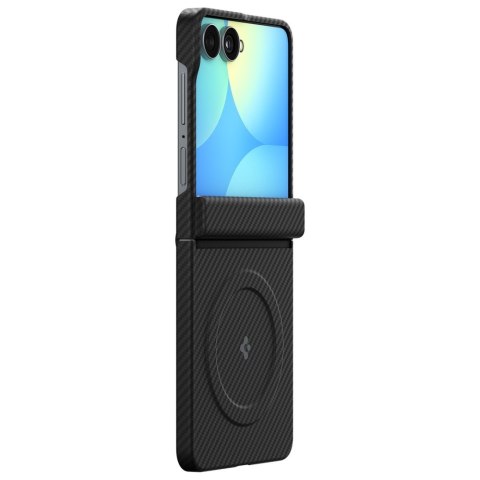 Etui Spigen Air Skin Aramid Mag MagSafe do Samsung Galaxy Z Flip8 czarny